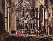 BASSEN, Bartholomeus van The Tomb of William the Silent in an Imaginary Church oil on canvas